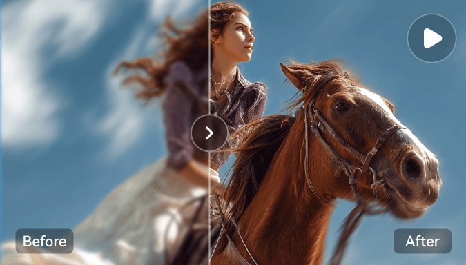 AI video enhancer