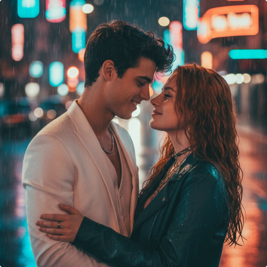 AI couple portrait
